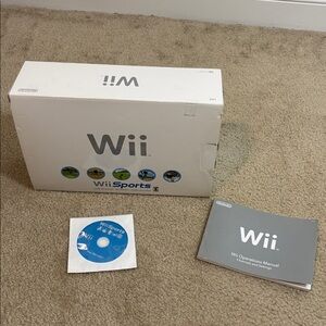 Nintendo Wii Complete Box Wii Sports Console